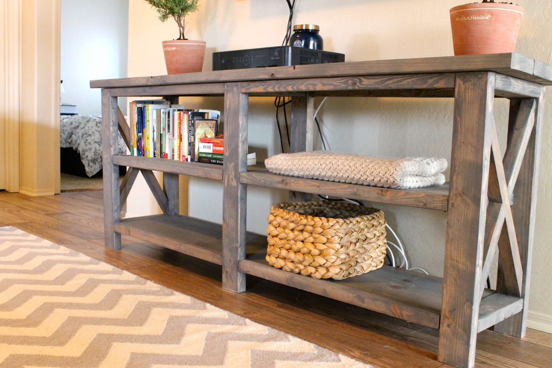Tv Console Table Plans Plans DIY Free Download Free 